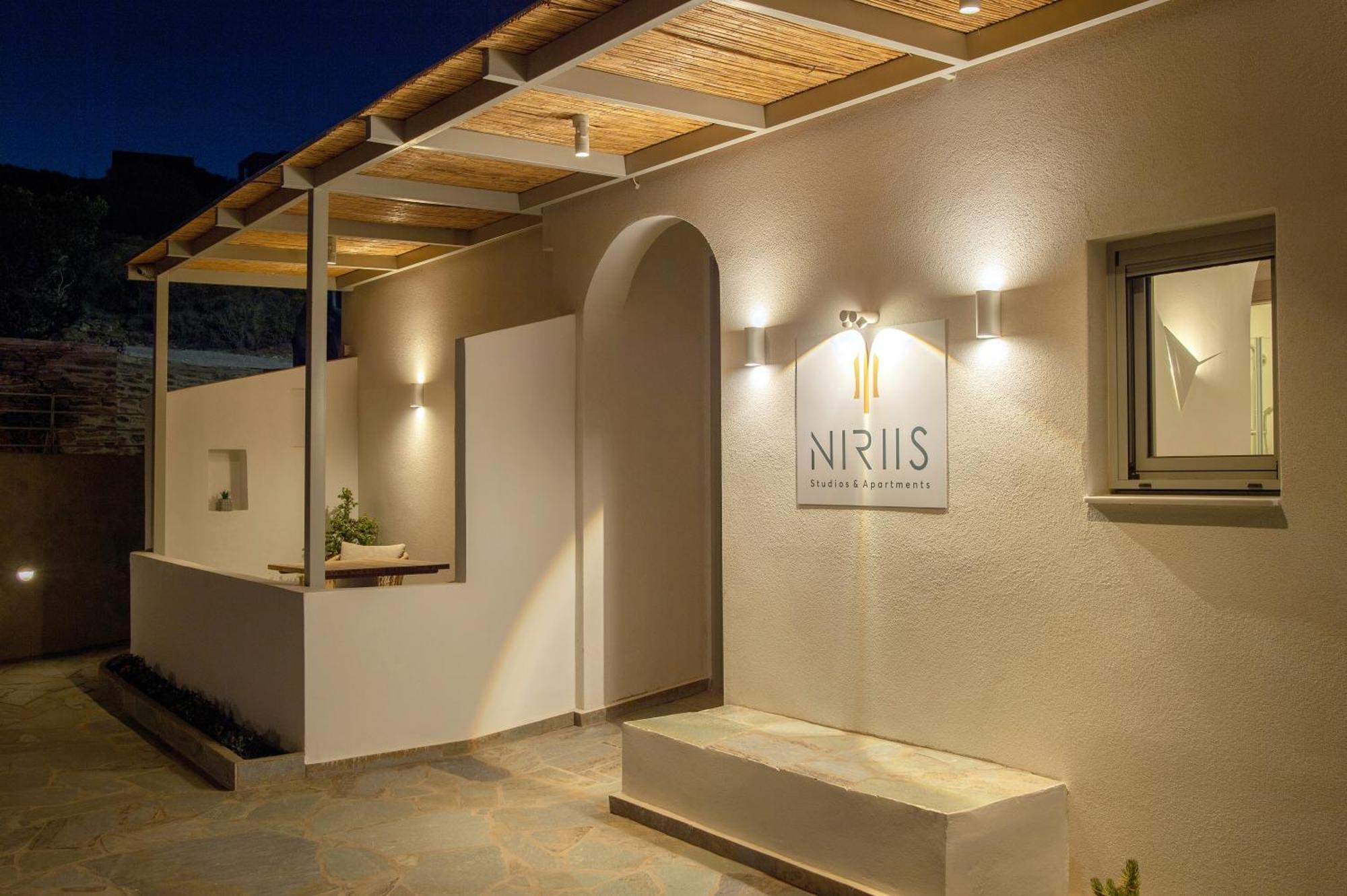 Niriis Sea View Studio Melite Batsi Exterior foto